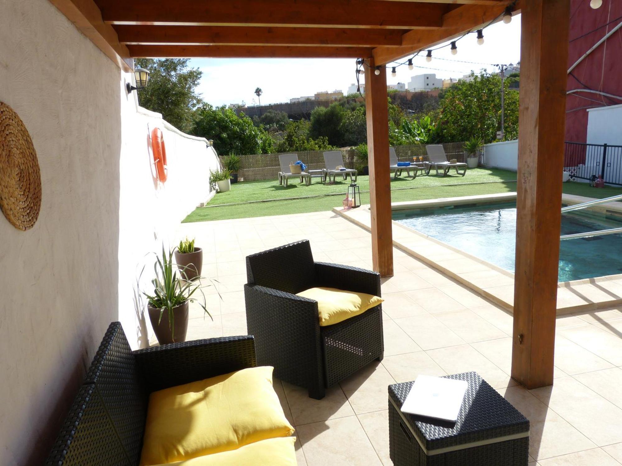 Villa Alto Arena Piscina Privada Climatizada Ingenio Exterior foto